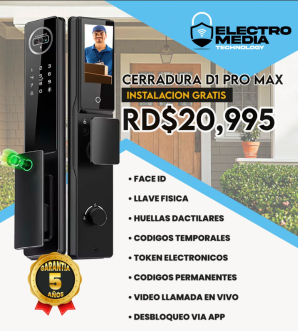 smart lock de seguridad D1 Pro Max